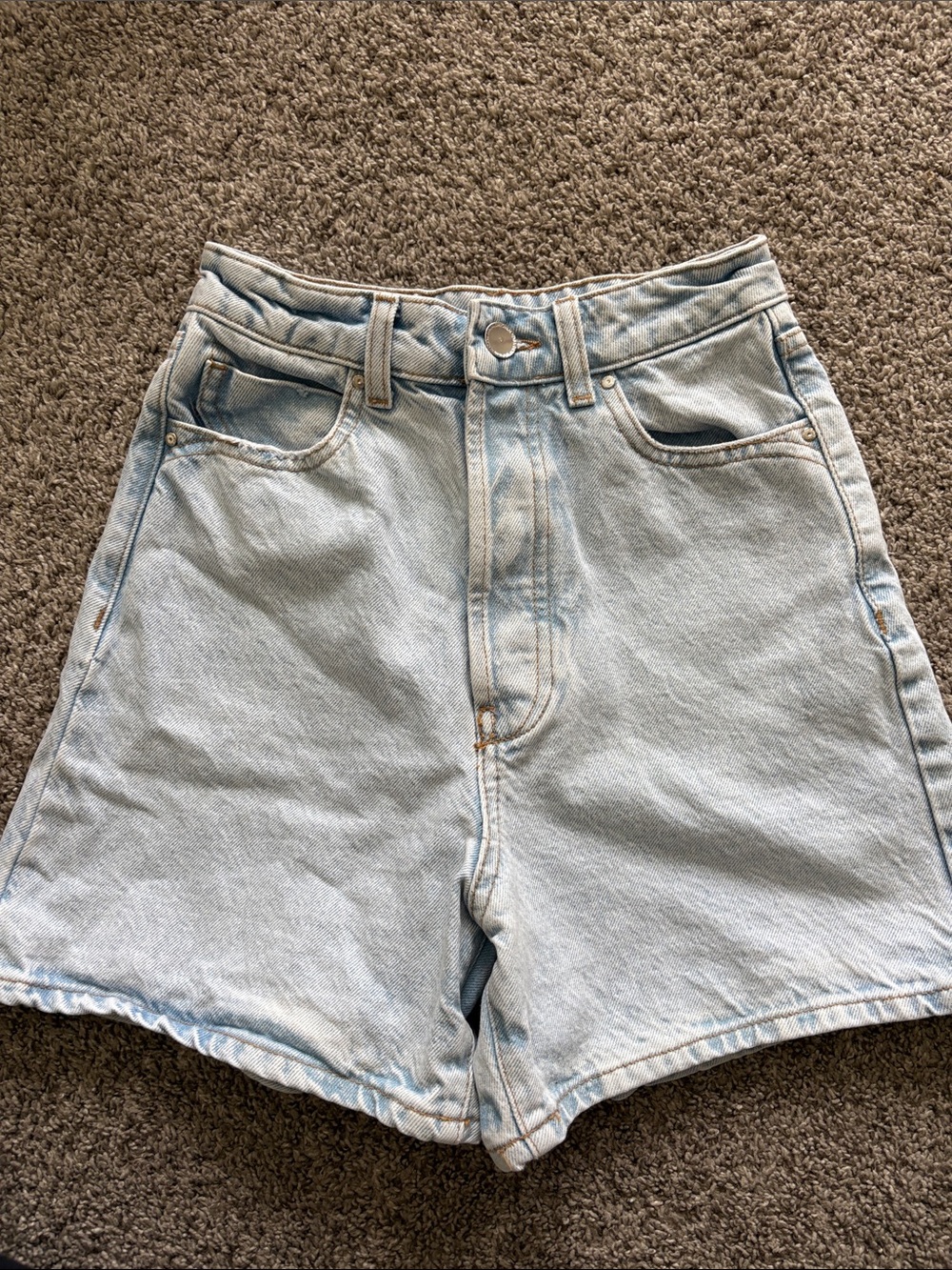 Zara High Rise Jean Shorts